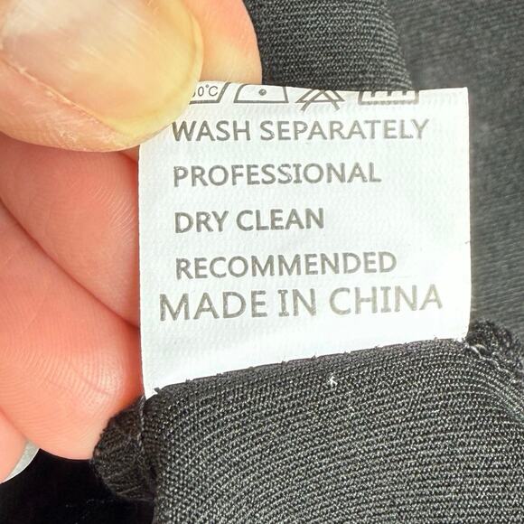 New Black Crystal Sparkle Bodysuit Tank Large Party Club NYE Glam Holiday Bling - Picture 15 of 15